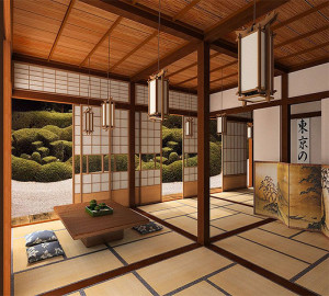 Традиционный японский интерьер
