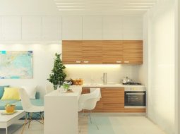 Дизайн кухни-студии: современное стилевое оформление интерьера, примеры планировок и фото