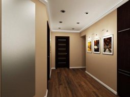 Ремонт коридора в квартире: выбор отделки и подбор правильного освещения
