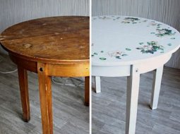 Как отреставрировать старый стол своими руками — 25 фото и видео