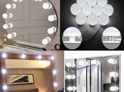 Разновидности зеркал с лампочками – пошаговый алгоритм изготовления своими руками