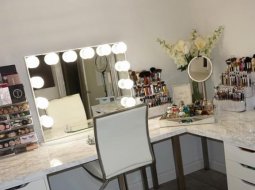 Выбираем столик для макияжа с зеркалом и подсветкой – советы, фото и видео идеи