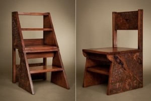 Стул-лестница деревянная и не только: материалы изготовления
