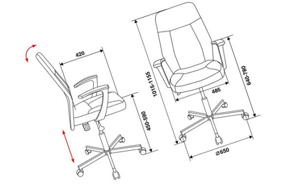 Соотношение высоты стола и стула